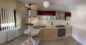 Cucina dell'appartamento di Via Giuseppe Mazzini 45, Marano Marchesato
